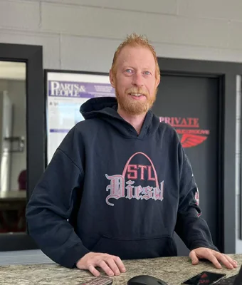 Rick Davis, service manager at STL Diesel