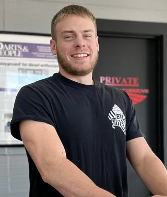 Mason White, service advisor at STL Diesel